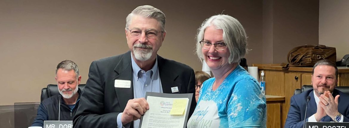 Stephanie Ramsey secures National Cleaning Week proclamation for Bartlesville and Oklahoma