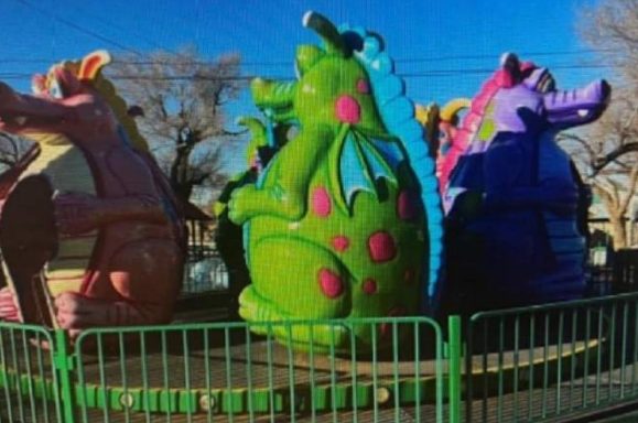 Bartlesville, OK - New Kiddie Park Dizzy Dragons